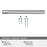 Esquire Zinc & Stainless Steel Polished Nickel / Stainless Steel Cabinet Pull 25