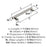 Esquire Zinc & Stainless Steel Polished Nickel / Stainless Steel Cabinet Pull 4