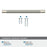 Esquire Zinc  Polished Nickel / Stainless Steel Cabinet Pull 3
