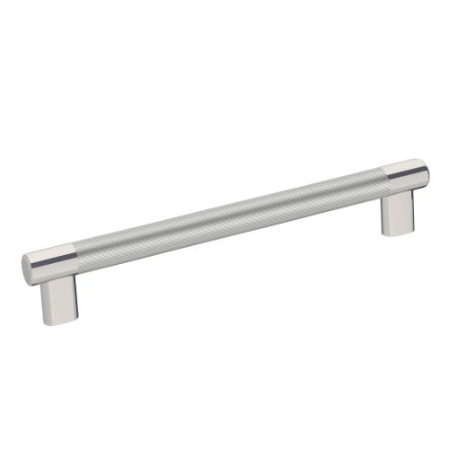 Esquire Zinc  Polished Nickel / Stainless Steel Cabinet Pull 1