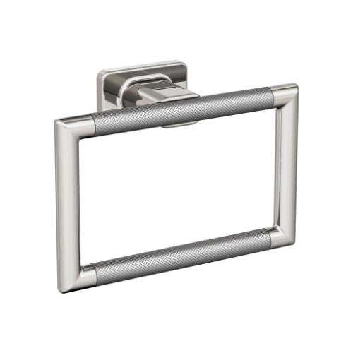 Esquire Zinc & Stainless Steel Polished Nickel / Stainless Steel Towel Ring 1