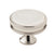 Oberon Zinc & Acrylic Polished Nickel / Frosted Acrylic Cabinet Knob 2