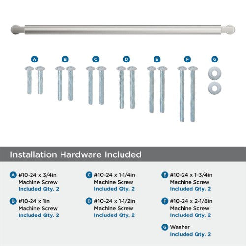 Ballard Zinc Polished Nickel Appliance Pull 6