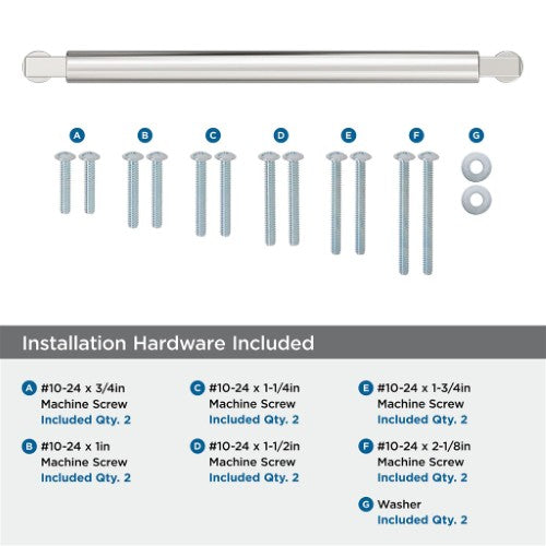 Balon Zinc Polished Nickel Appliance Pull 5