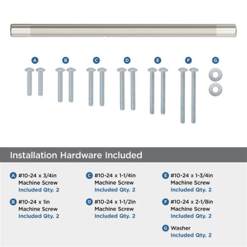 Bronx Zinc & Stainless Steel Polished Nickel Appliance Pull 7