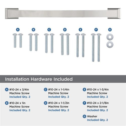 Candler Zinc Polished Nickel Appliance Pull 5
