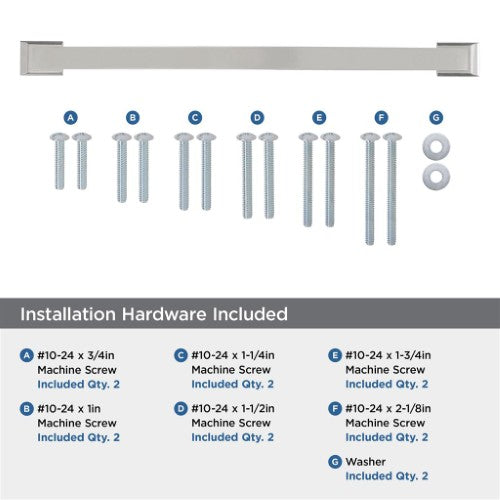 Candler Zinc Polished Nickel Appliance Pull 6