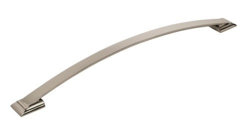 Candler Zinc Polished Nickel Appliance Pull 2