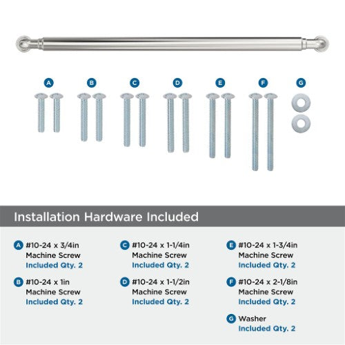 Coble Zinc Polished Nickel Appliance Pull 6