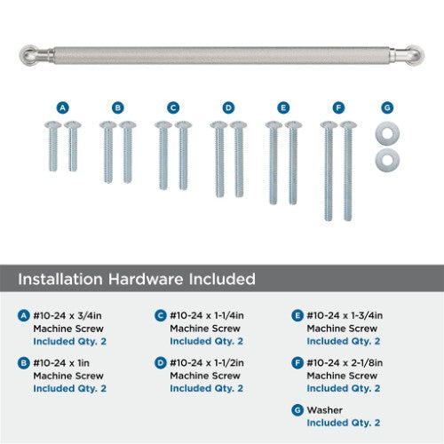 Collet Zinc Polished Nickel Appliance Pull 6