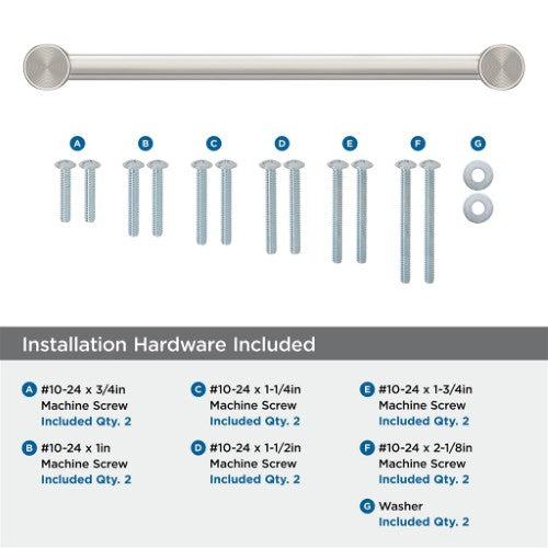 Dupont Circle Zinc Polished Nickel Appliance Pull 7