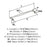 Enlivity Zinc Polished Nickel Appliance Pull 3