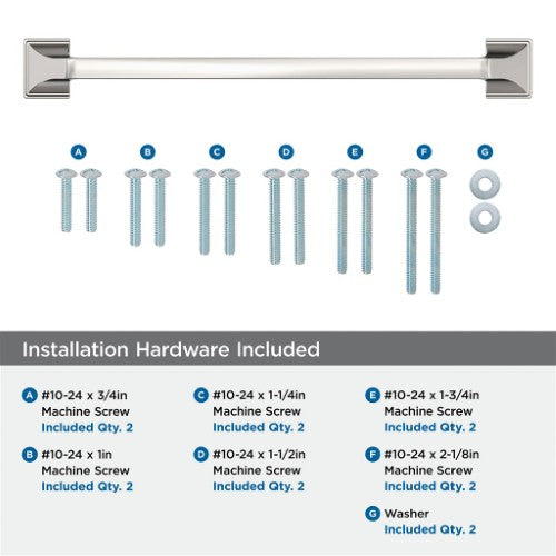 Exceed Zinc Polished Nickel Appliance Pull 5