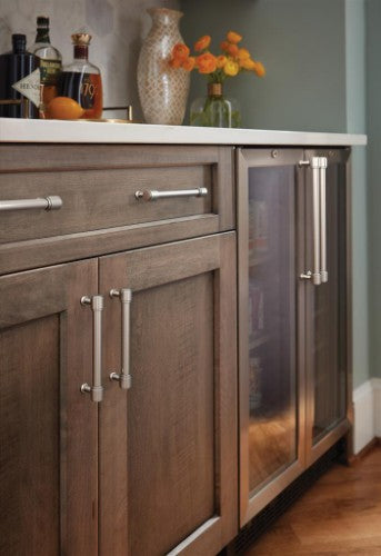 Faircrest Zinc & Steel Polished Nickel Appliance Pull 8
