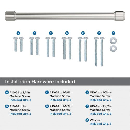Faircrest Zinc & Steel Polished Nickel Appliance Pull 5
