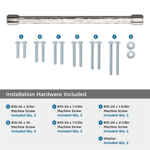 Fairfax Zinc Polished Nickel Appliance Pull 7