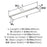 Fairfax Zinc Polished Nickel Appliance Pull 5