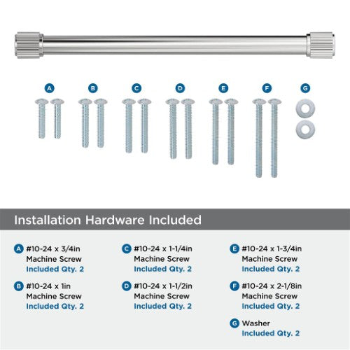 Farewind Zinc Polished Nickel Appliance Pull 5