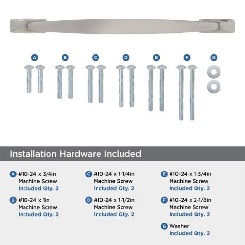 Highland Ridge Zinc Polished Nickel Appliance Pull 6