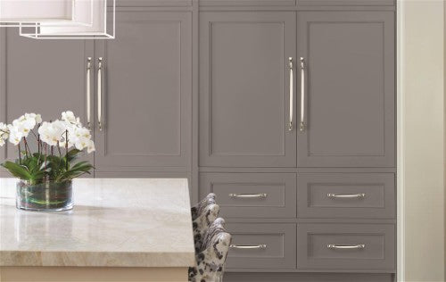 Highland Ridge Zinc Polished Nickel Appliance Pull 7
