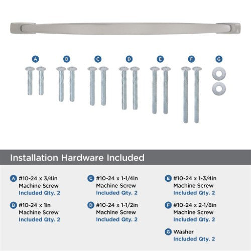 Highland Ridge Zinc Polished Nickel Appliance Pull 5