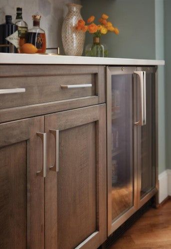 Merced Zinc Polished Nickel Appliance Pull 8