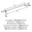 Merced Zinc Polished Nickel Appliance Pull 4