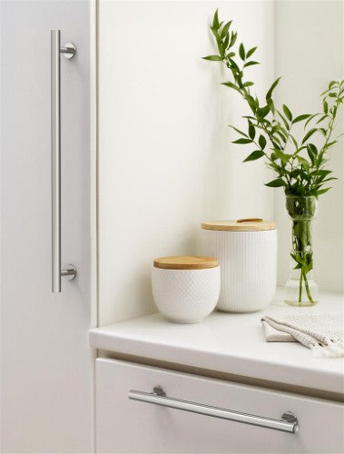Radius Stainless Steel Polished Nickel Appliance Pull 8