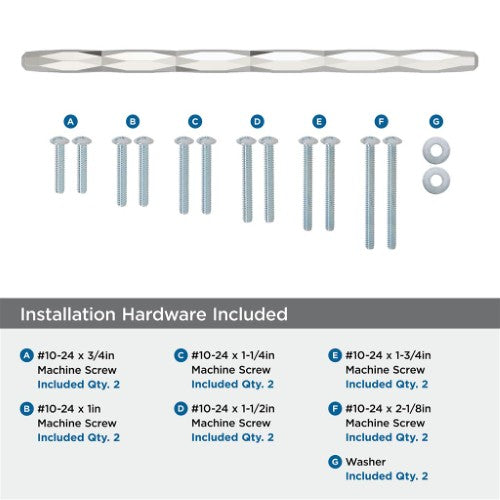 St. Vincent Zinc Polished Nickel Appliance Pull 5