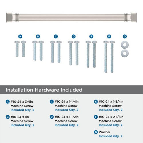 Townsend Zinc Polished Nickel Appliance Pull 5