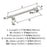 Winsome Zinc Polished Nickel Cabinet Pull 12
