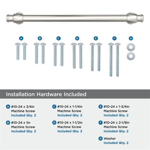 Winsome Zinc Polished Nickel Appliance Pull 7