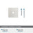 Ladera Zinc Polished Chrome Cabinet Backplate 3