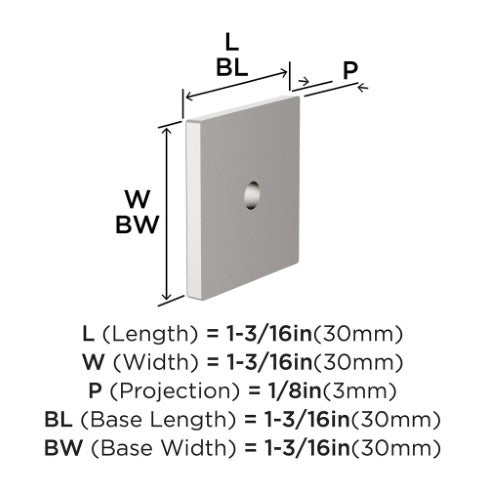 Ladera Zinc Polished Chrome Cabinet Backplate 2