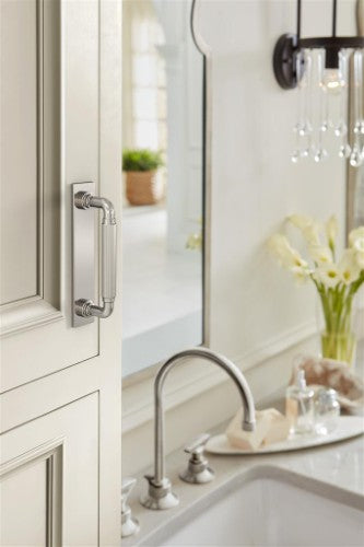 Ladera Zinc Polished Nickel Cabinet Backplate 32