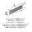 Ladera Zinc Polished Nickel Cabinet Backplate 19