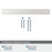 Ladera Zinc Polished Nickel Cabinet Backplate 30