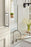 Medora Zinc Polished Nickel Cabinet Backplate 33