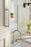 Medora Zinc Polished Nickel Cabinet Backplate 34