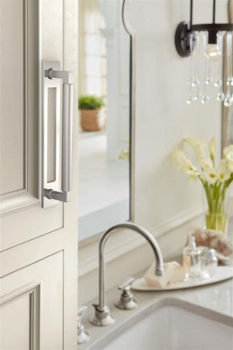 Medora Zinc Polished Nickel Cabinet Backplate 34