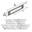Medora Zinc Polished Nickel Cabinet Backplate 11