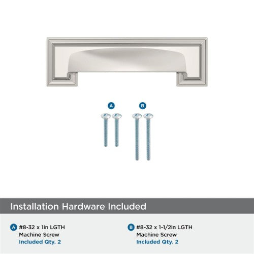 Appoint Zinc Polished Nickel Cabinet Pull 9