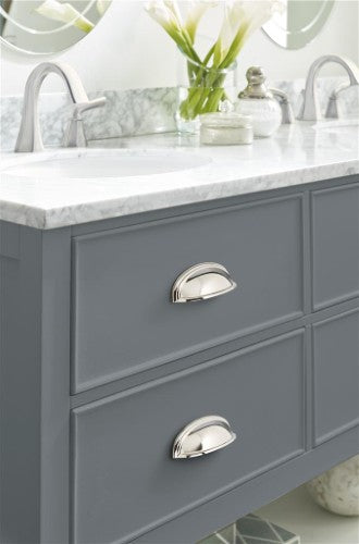 Ashby Zinc Polished Nickel Cabinet Pull 3