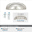 Ashby Zinc Polished Nickel Cabinet Pull 5
