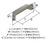 Highland Ridge Zinc Polished Nickel Cabinet Pull 2