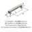 Kane Zinc Polished Nickel Cabinet Pull 2