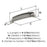 Stature Zinc Polished Nickel Cabinet Pull 2