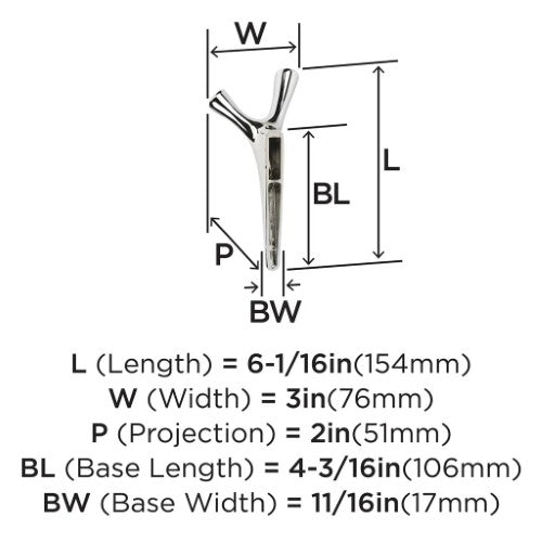 Kodiak Zinc Polished Nickel Hook 2