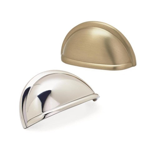 Cup Pulls Zinc Polished Nickel Cabinet Pull 2