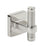 Bronx Zinc & Stainless Steel Polished Nickel Hook 1